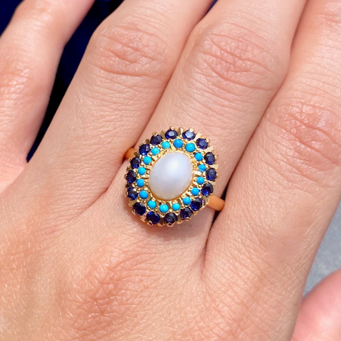 Stylish Women's Ring | Gold Plated on Silver | Silver Ring to Gift Her