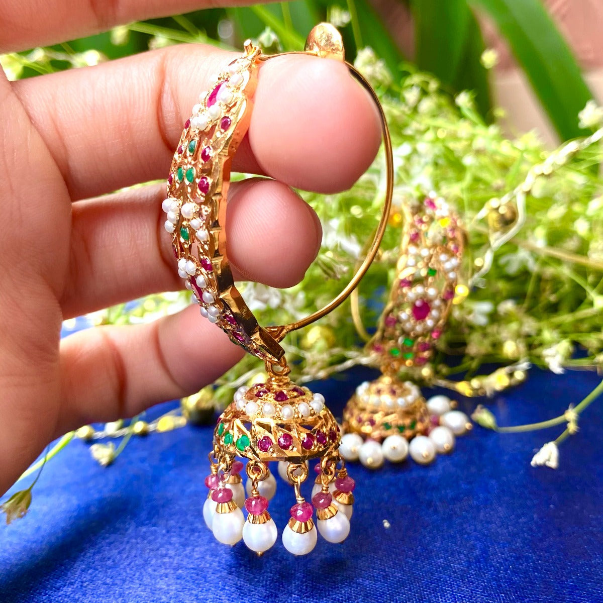 Dandi sale jhumki earrings