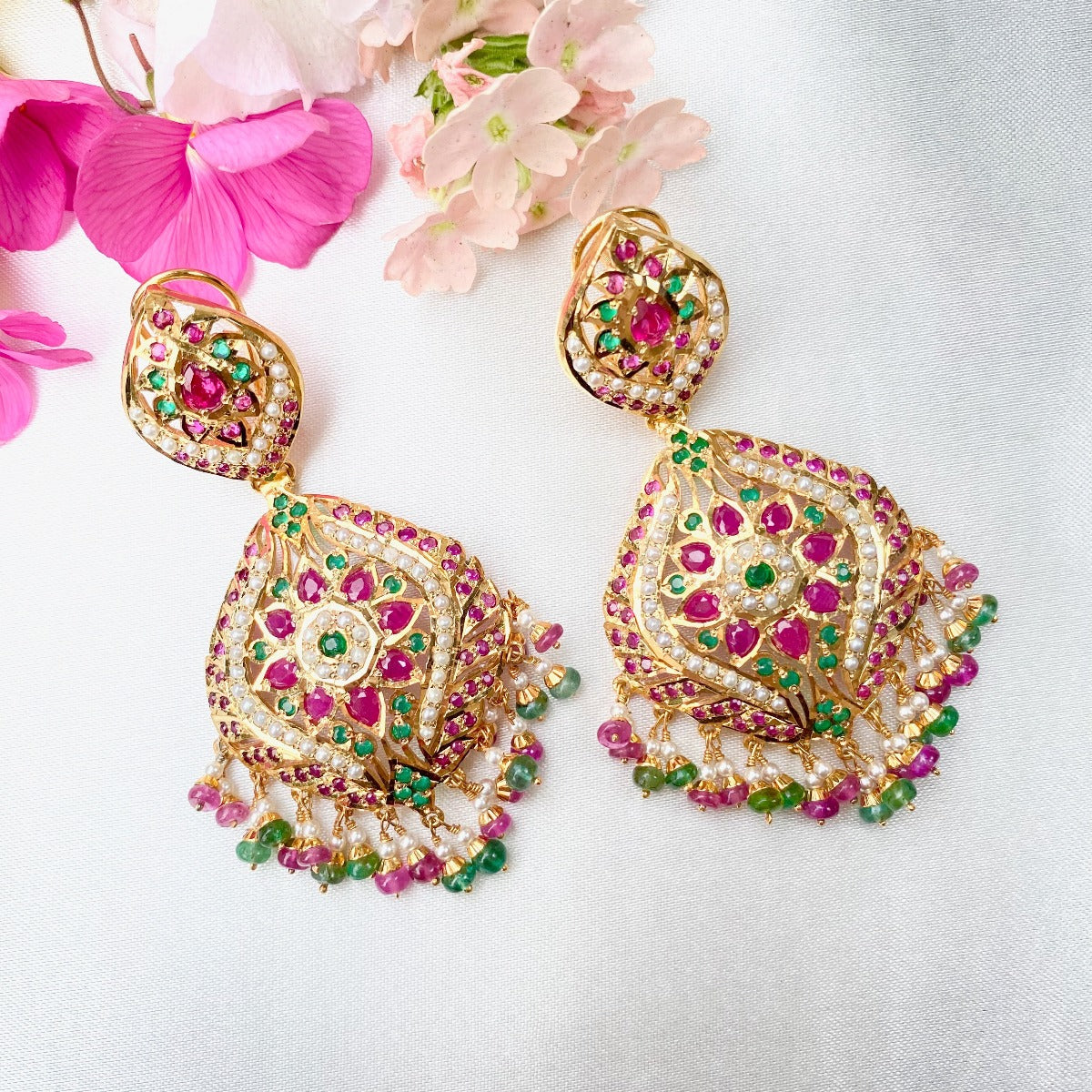 pakistani bridal earrings