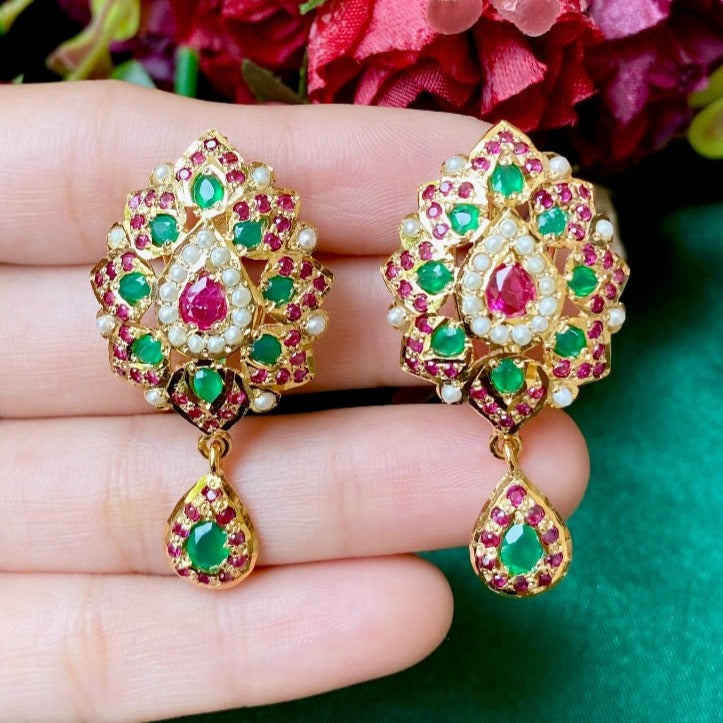 buy gold plated earrings in bangalore