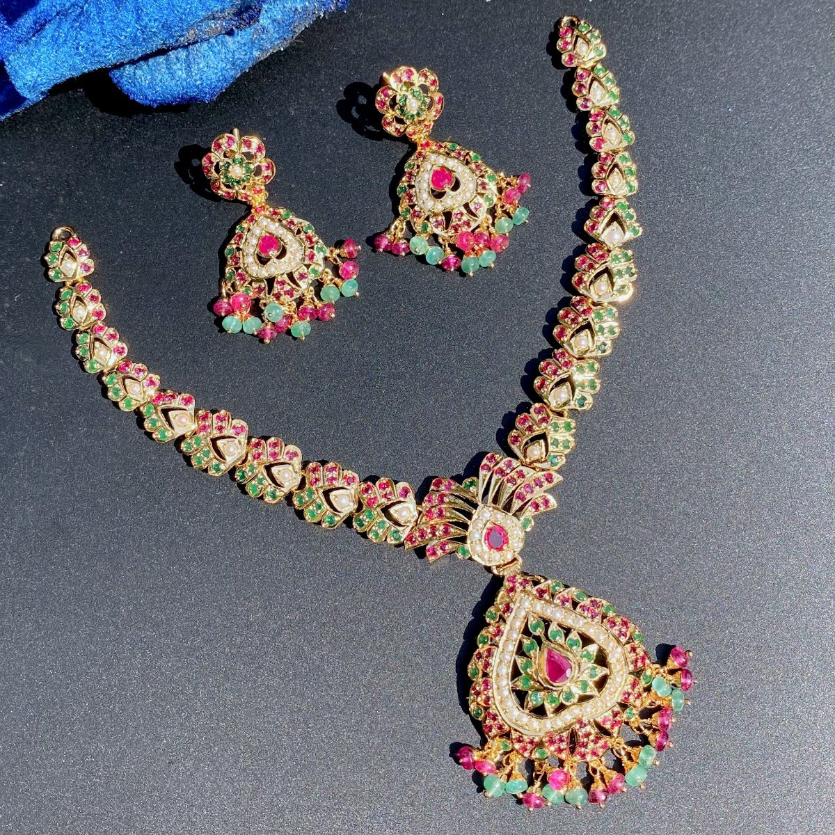 traditional indian gold plated jewellery