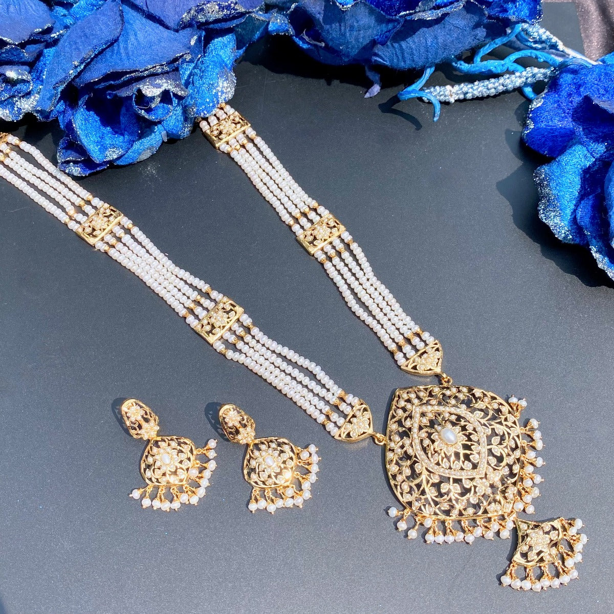 amritsar jadau jewelry in silver