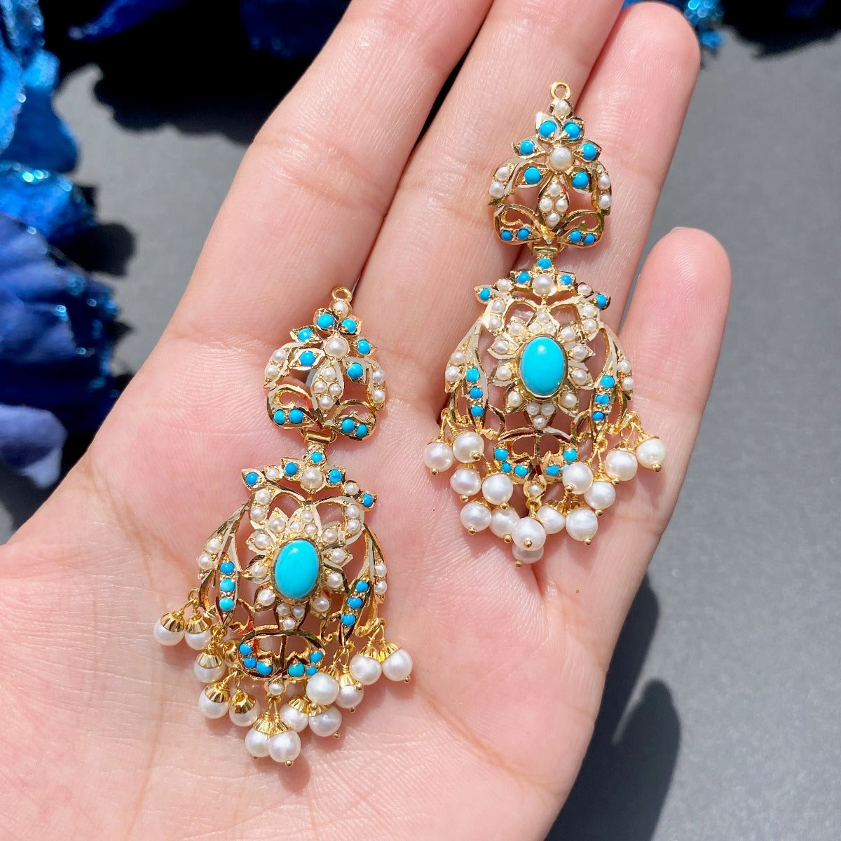 bengali gold earrings