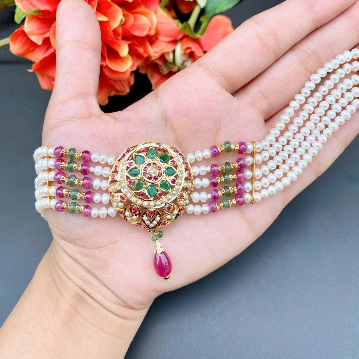 Gold Necklace Set Designs for Women under 2 lakhs