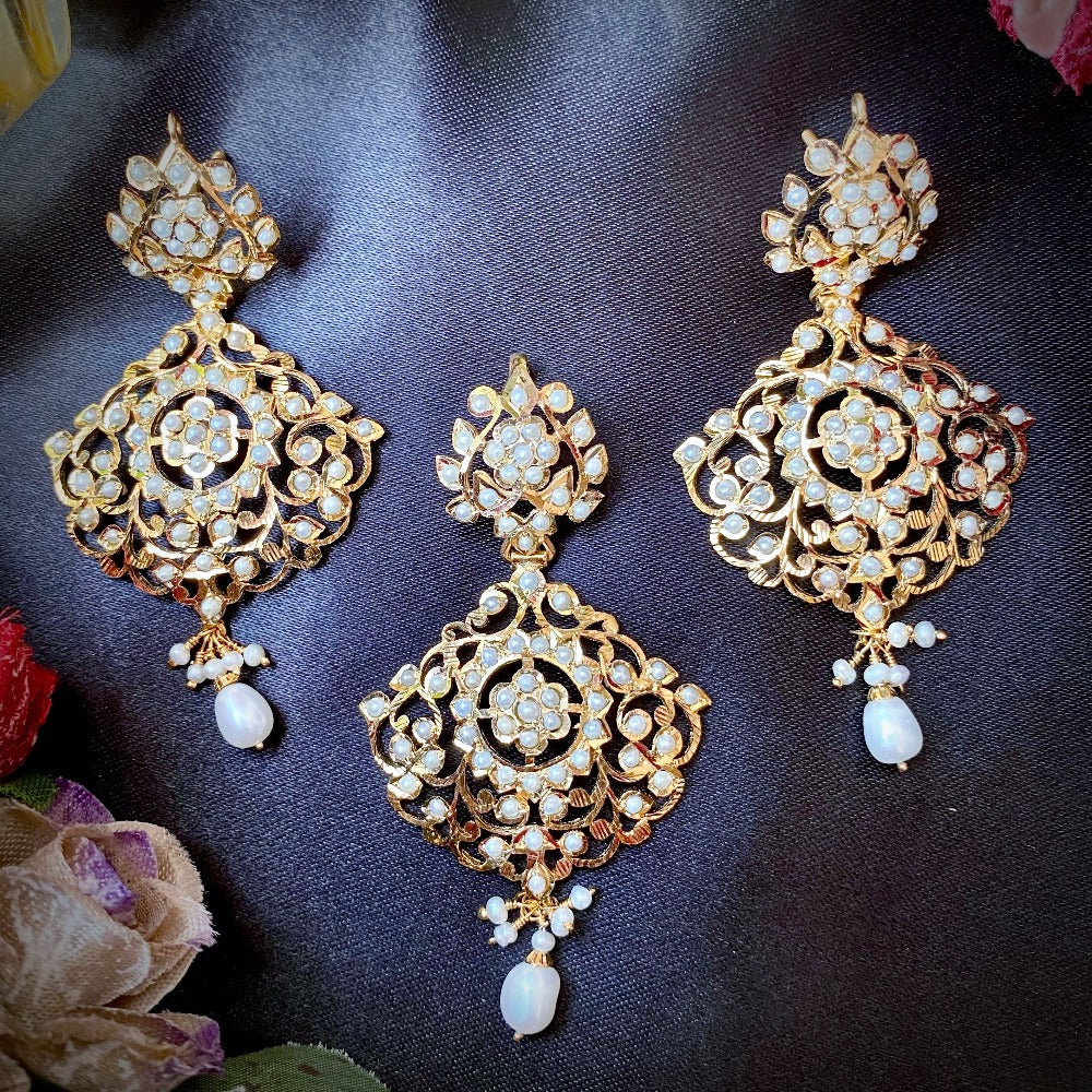 pearl pendant set pakistani