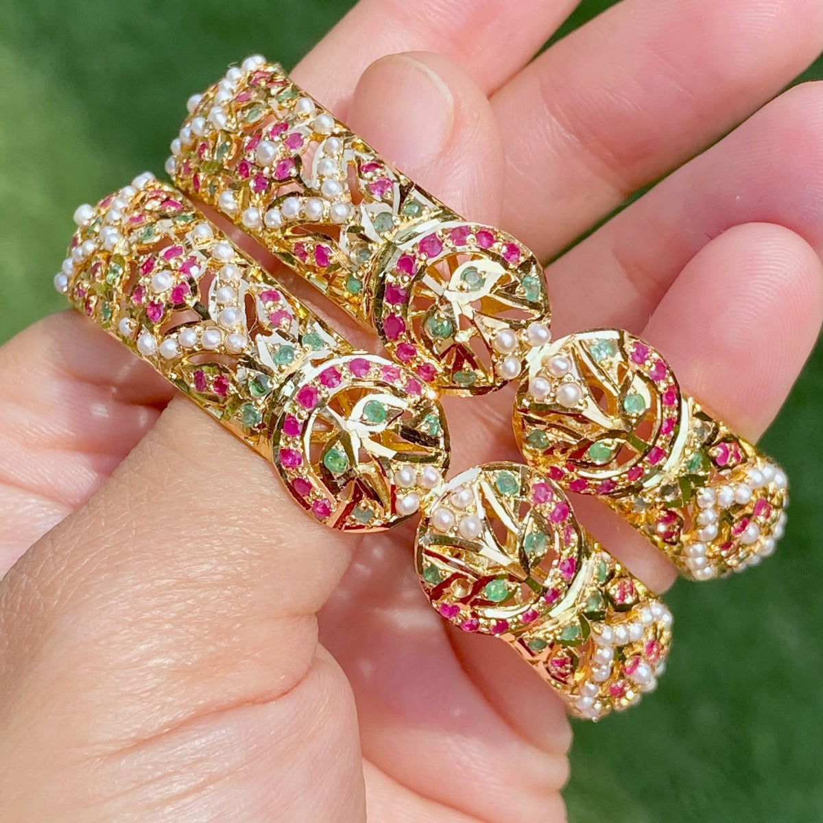 22k gold rajputani bangles for women with price