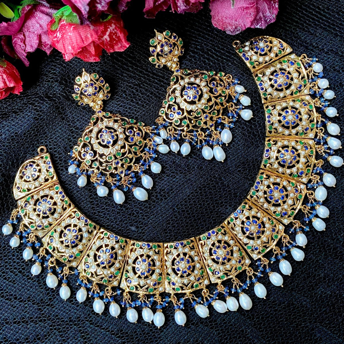 pakistani necklace set designs