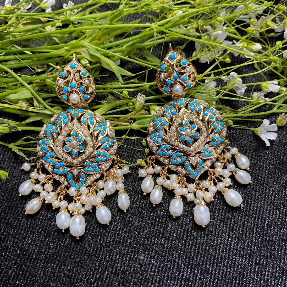 kashmiri design earrings
