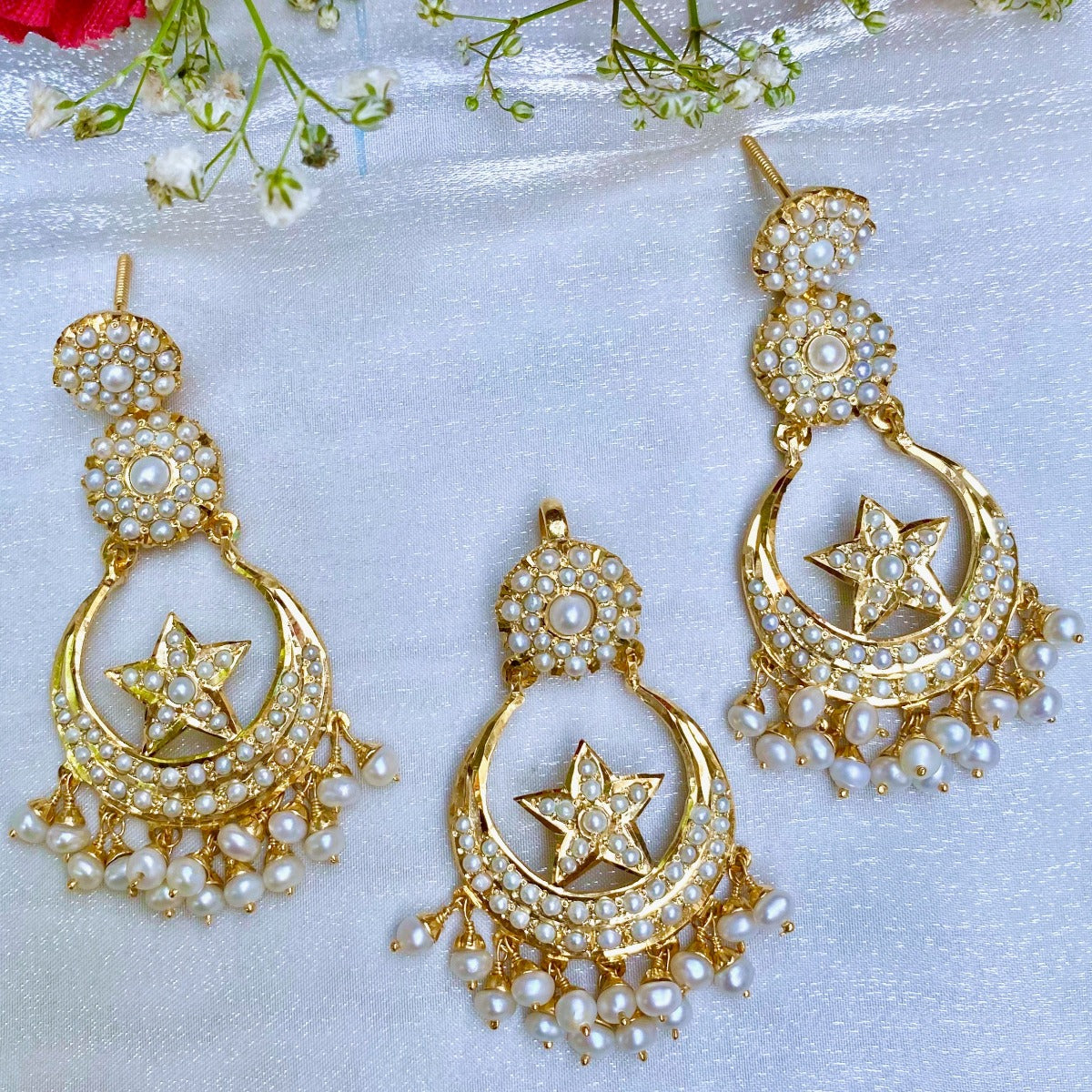 amritsari jadavi pendant set