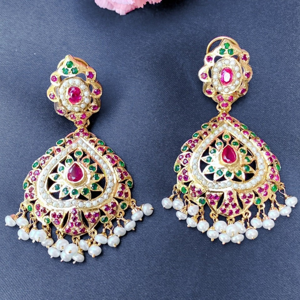 designer jadau earrings