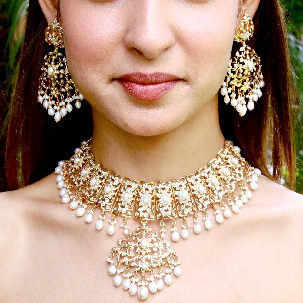 Bridal on sale neck set