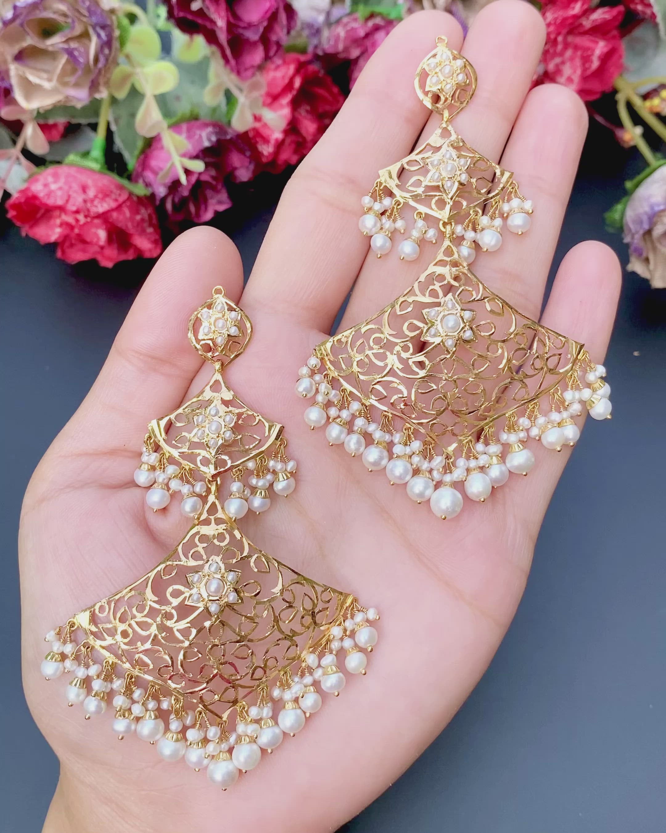 Shop Indian Gold Earrings | 22k Gold Earrings for Women | Gold Palace