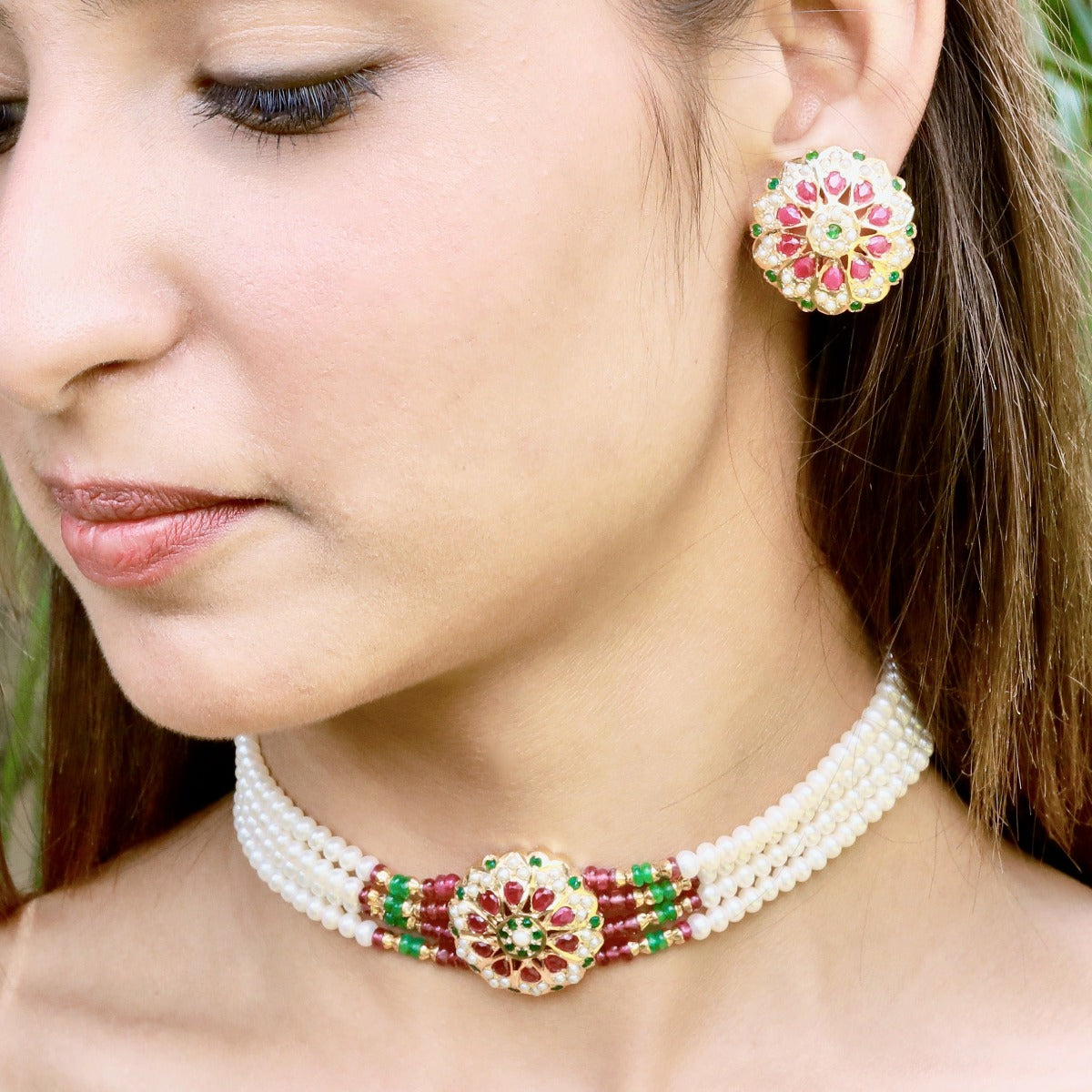 traditional pakistani jadau jewelry